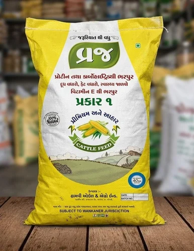 Vraj Maize Oil Cake packaging